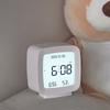 Kids Alarm Clock LED Digital Indoor Alarm Clocks with Temperature and Humidity Display for Kids