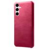 For Samsung Galaxy S25+ Case Calf Texture PU Leather Hard PC Protective Phone Cover