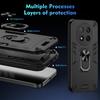 Противоударный чехол с военной броней для Honor Magic 7 Lite Magic7 Pro X9c Защитная крышка Подставка-кольцо Держатель Fundas Coque