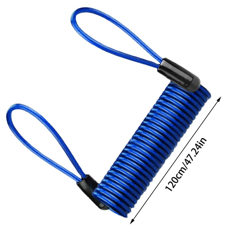 Creative Travel Motorcycle Scooter Alarm Disc Lock Security Anti Thief Reminder Cable Bike Motorbike Anti Thief Safety Tools