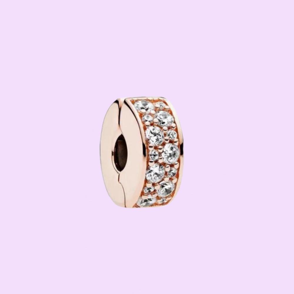 S925 стерлингового серебра паве зажимные соединения бусины подходят для изготовления браслета для женщин день рождения ювелирные изделия подарки с тканевой сумкой