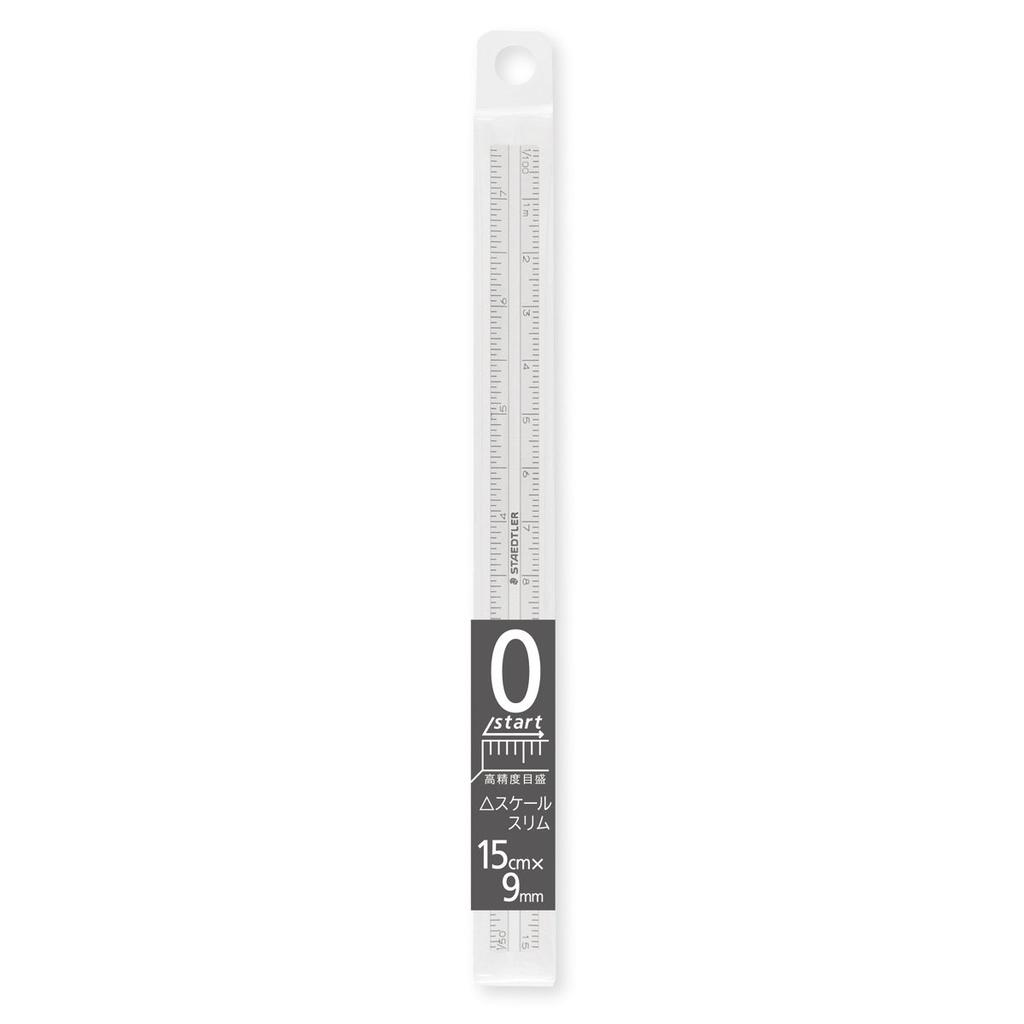 STAEDTLER Ruler Triangular Scale Aluminum 0 Start Silver 561 7-81