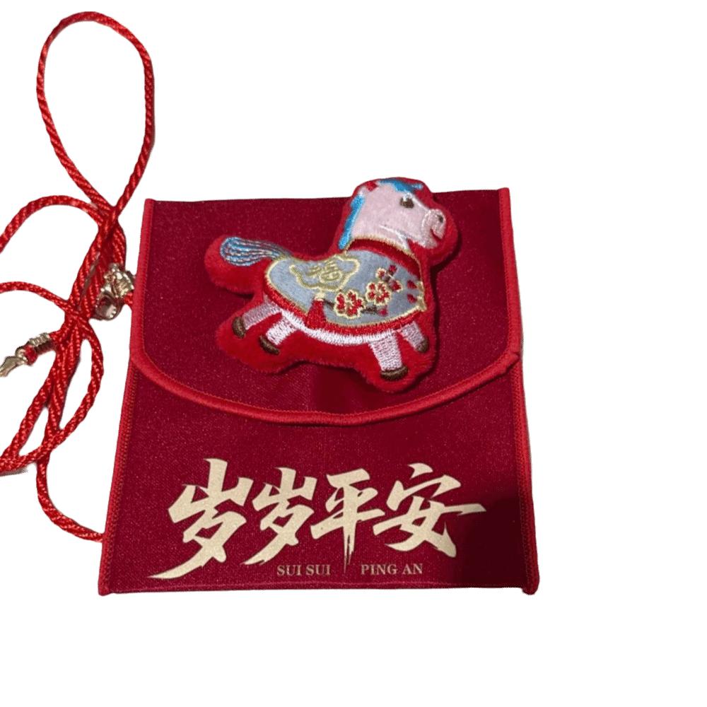 Red Packet Lion Dance Cloth Red Envelope Horse Chinese Style Red Pocket Best Wishes Traditional Gift Envelopes New Year Gift