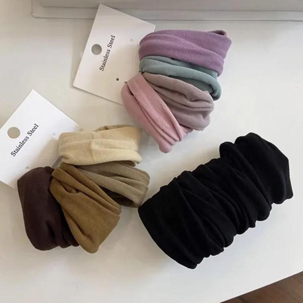 Высокая эластичность Бесшовный Очень широкий Маска Мышечная Повязка Завязка Веревка для волос Женская Высокий Хвост F0D2