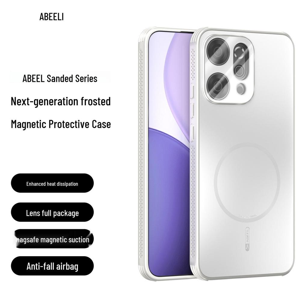 Противоударный магнитный матовый чехол с полным покрытием для OPPO Reno 14/13 Pro