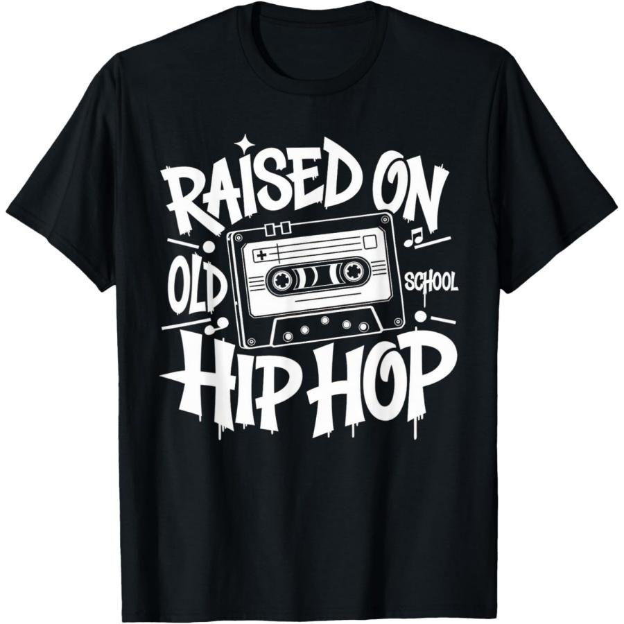 ВЫРОС НА OLD SCHOOL Граффити Рэп HIP HOP Футболка Кассетная Футболка