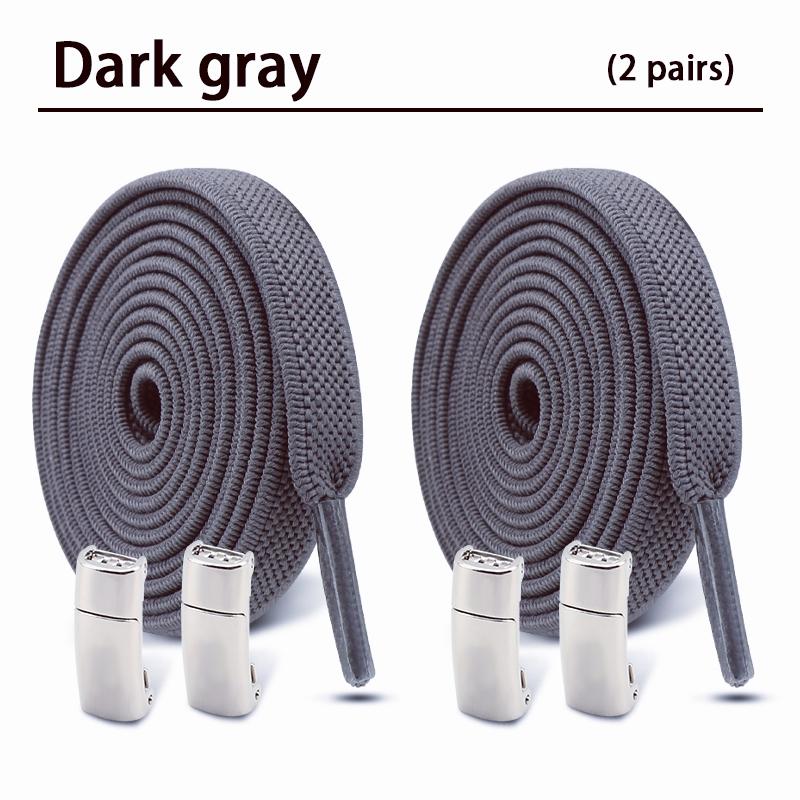 Магнитные шнурки без завязок Плоские эластичные шнурки Кроссовки Ботинки Без завязывания Шнурки Резинки для обуви Аксессуары 2 пары