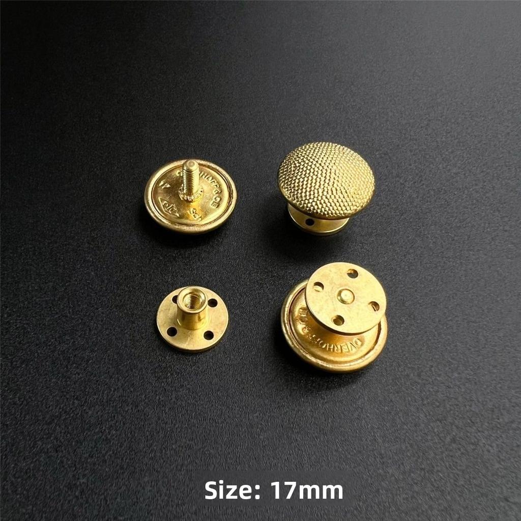 Metal Button Accessories German Caviar Pattern Spiral Epaulette Buckle Soviet Button British Sea Anchor Hat Buckle