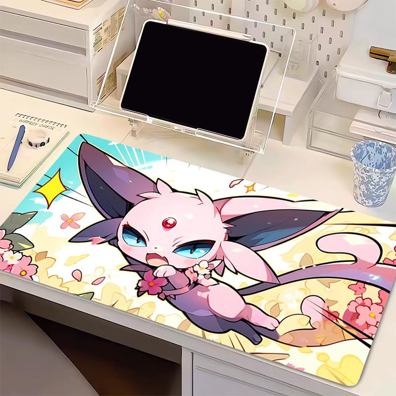 Anime Gaming Speed Mouse Pad NonSlip PPokemon Gamer Cabinet Mouse Mat Keyboard Lock edge thickened Mousepad Computer Desk Mat