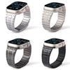 Магнитный ремешок из нержавеющей стали для Apple Watch Ultra 2/1 49 мм 10 9 8 7 45 мм 46 мм Роскошный мужской ремешок для IWatch Series 6 5 4 Se 44 мм