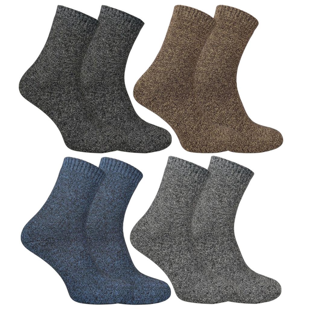 Angora Men's Wool Socks 4 Pack 40-43