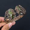 Dragon Blood Jasper Gemstone Pure Copper Wire Wrapped Handmade Cuff/ Bangle Adjustable Jewelry