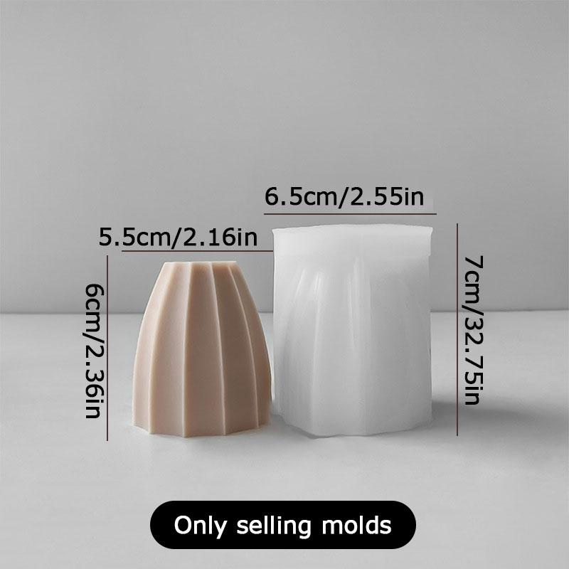 Гипсовая форма для подсвечника, капельная форма, украшение «сделай сам», силиконовая форма, гипсовый орнамент