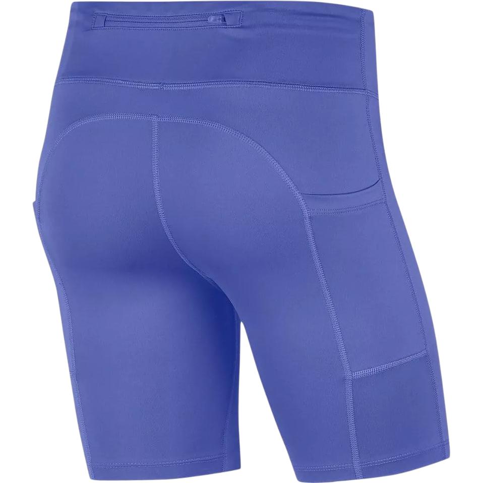 Nike Dri-Fit Leg-A-See Быстрая мода Мягкие Приятные к коже Простые Повседневные Спортивные шорты Женские шорты Фиолетовый CJ2373-500