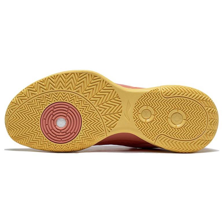Баскетбольные кроссовки Li Ning Super Light V2 Мужские Низкие Желтый/Розовый ABAT029-15
