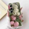 For Tecno Camon 40 Pro 5G Case Fashion Flower Cute Rabbit Soft Silicone Cover For Tecno Camon 40Pro 5G 6.78" Bumper Phone Cases