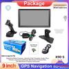 9-Inch Portable GPS Navigator for Cars and Trucks with Large Capacitive Screen and 8G+256M Memory for Europe and America