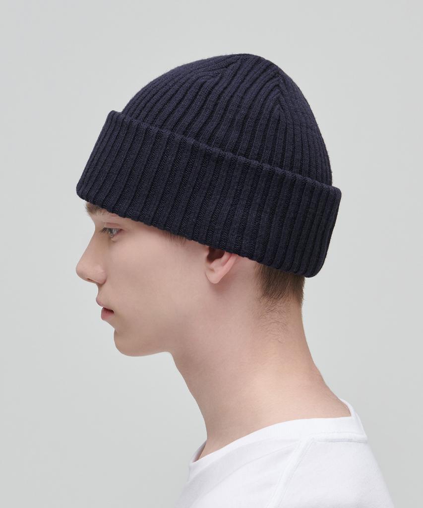 MUSINSA STANDARD Bold Knit Beanie [Navy]