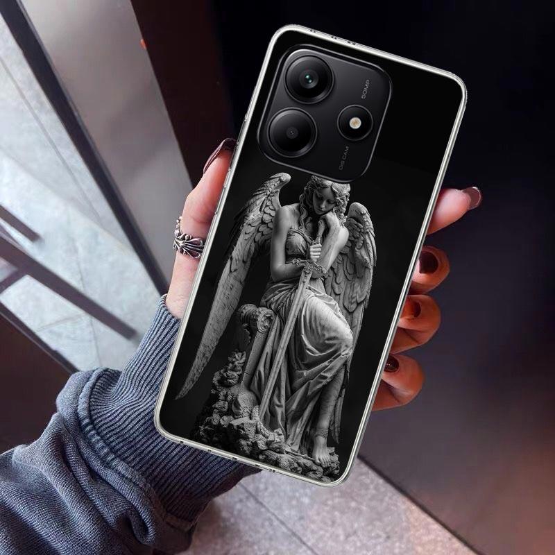 Чехол для телефона Архангел Михаил Для Xiaomi Redmi Note 15 14 14S 13 12S 12 Pro Plus 11S 11 10S 10 4G Чехол 11E 11T 5G Печать Fundas R