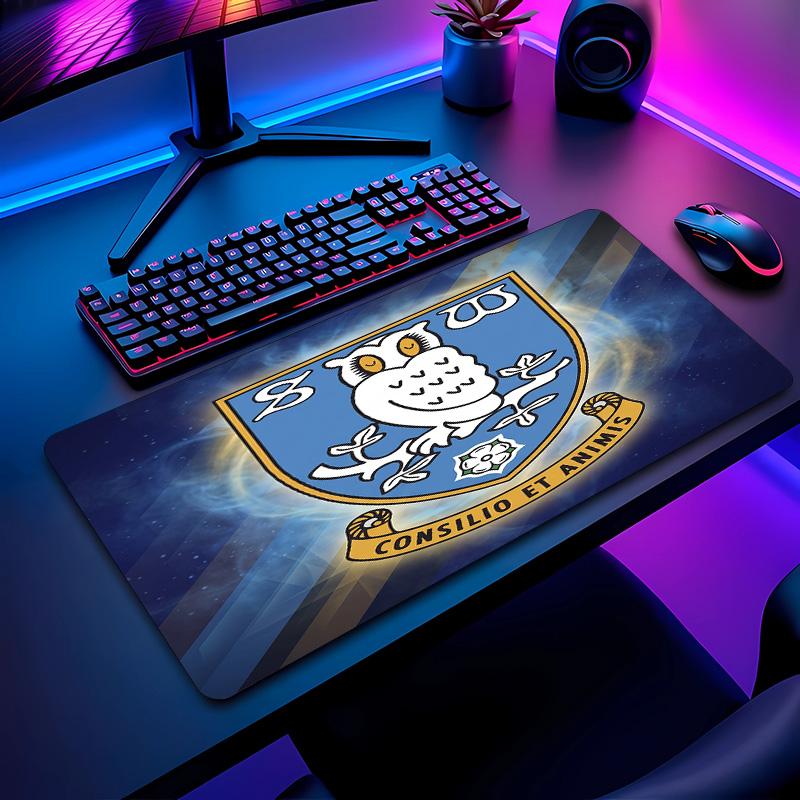 Sheffield Wednesday Football Pattern Mouse Pad Non?Slip Rubber Base Gaming Mousepad For Desk Office Home