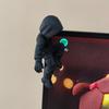 Толстовка с капюшоном Альпинист Мини-статуэтка Инопланетянин 3D-печать Фигурка альпиниста для украшения верха монитора Странная Новинка Украшение края стола Игровой комнаты Подарки
