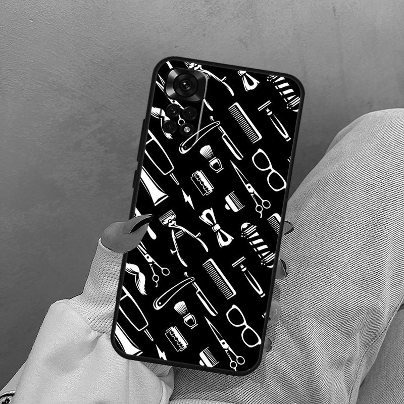 Barber Shop Hair Stylist Tools Case For Xiaomi Redmi Note 12 Pro 8 9 10 11 Pro Note 11S 9S 10S 9A 9C 9T 10C 12C Cover