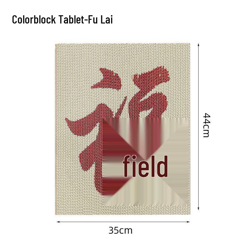 Wall-Mounted Self-Adhesive Cat Scratcher: Vertical Corrugated Cardboard for Claw Sharpening, Scratch-Resistant, Wear-Resistant