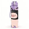 1PC Pig Wearing Black Bonnet Print 750ml Color Plastic Sports Water Bottle Leakproof Flip Straw Lid Suitable for Sports Office Home Use