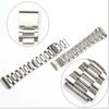 Металлический ремешок Браслет из нержавеющей стали Ремешки 18 мм Складная застежка Серебристый Для Casio Мужские AE1200WH-1A AE1100W Замена ремешка для часов