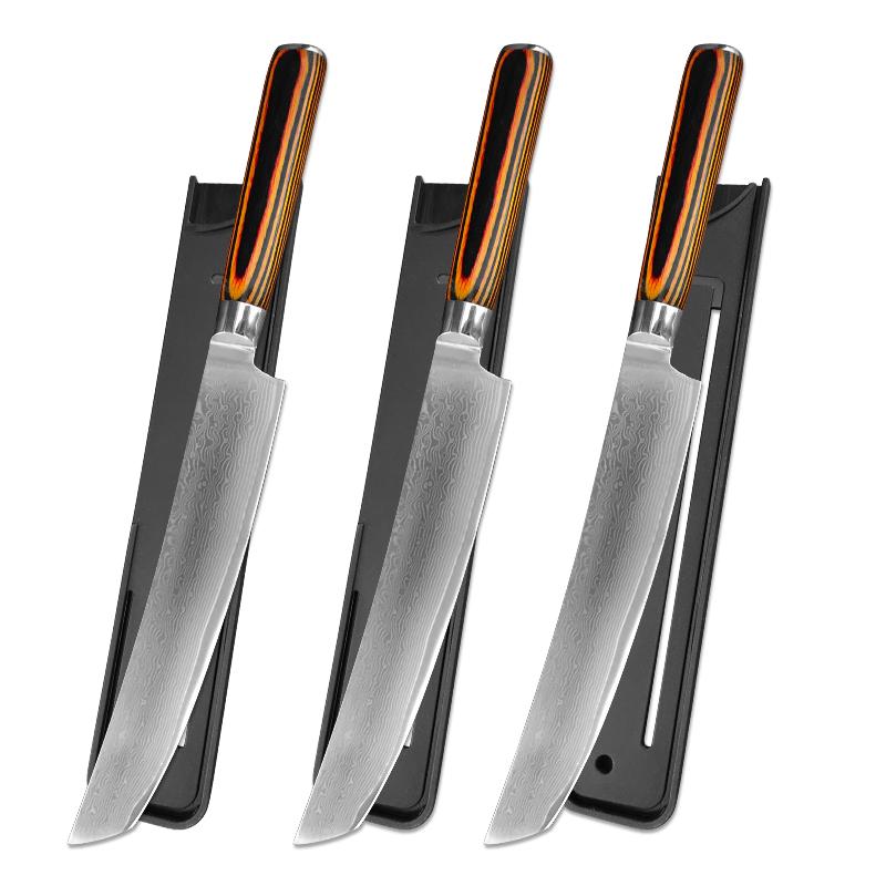 6 inch Utility Knife Damascus Steel Kitchen Slicer Knives For Meat Fruit Vegetables Cook Accessories Chef Knives Cutter Tools
