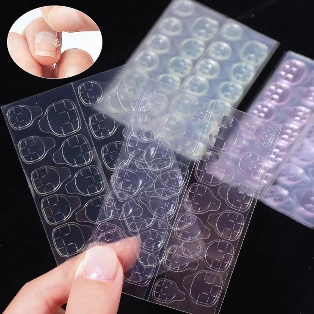 Transparent Double Sided Stickers Self Adhesive UV Jelly Nail Glue New Nail Jelly Glue Women