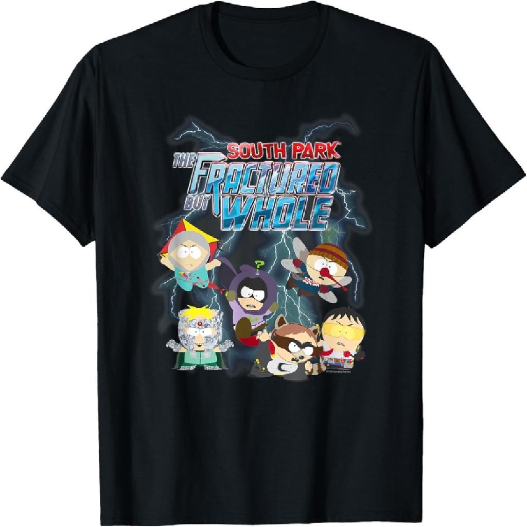 Футболка с мультяшными супергероями из South Park The Fractured But Whole