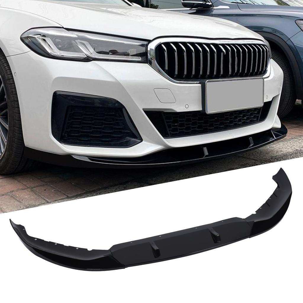 Front Bumper Lip Spoiler Splitter Lip Chin Kit for 5 Series G30 G31 LCI M Sport 2021 to 2023