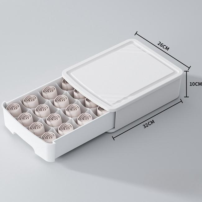 Складные ящики для хранения нижнего белья, ящики для одежды в стиле шкафа, сетки 16/12, носки, трусы, органайзер для одежды, ящик для хранения домашних мелочей