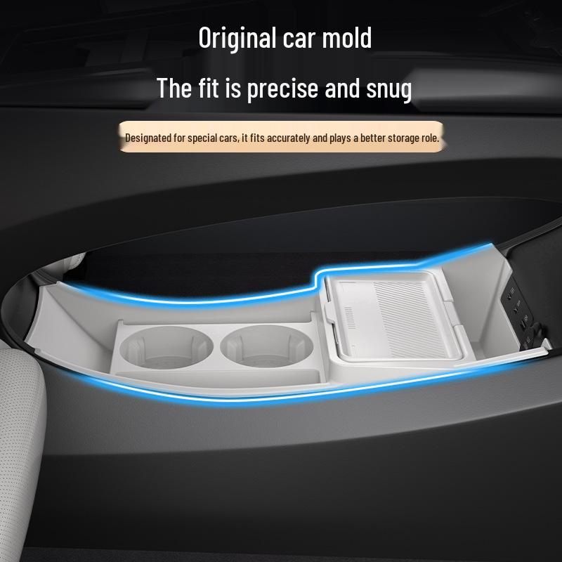 BYD 25 Dolphin Smart Driving Center Console Lower Storage Box - Car Accessories