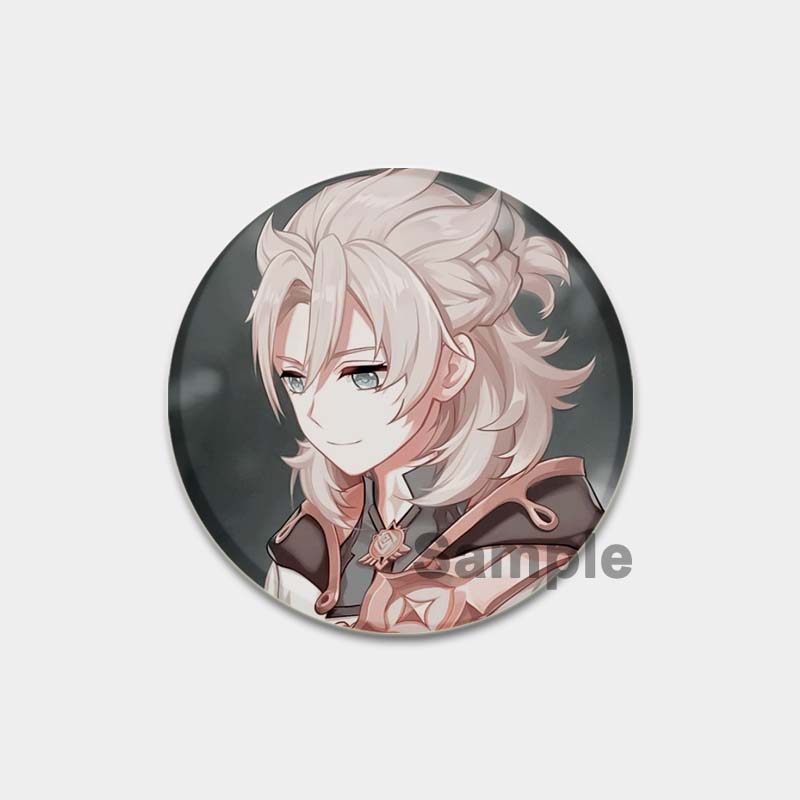 58 мм Genshin Impact, мягкая кнопка на лацкане, креативный забавный значок на воротнике, мультяшная фигурка, броши, одежда, ювелирные аксессуары, милые подарки