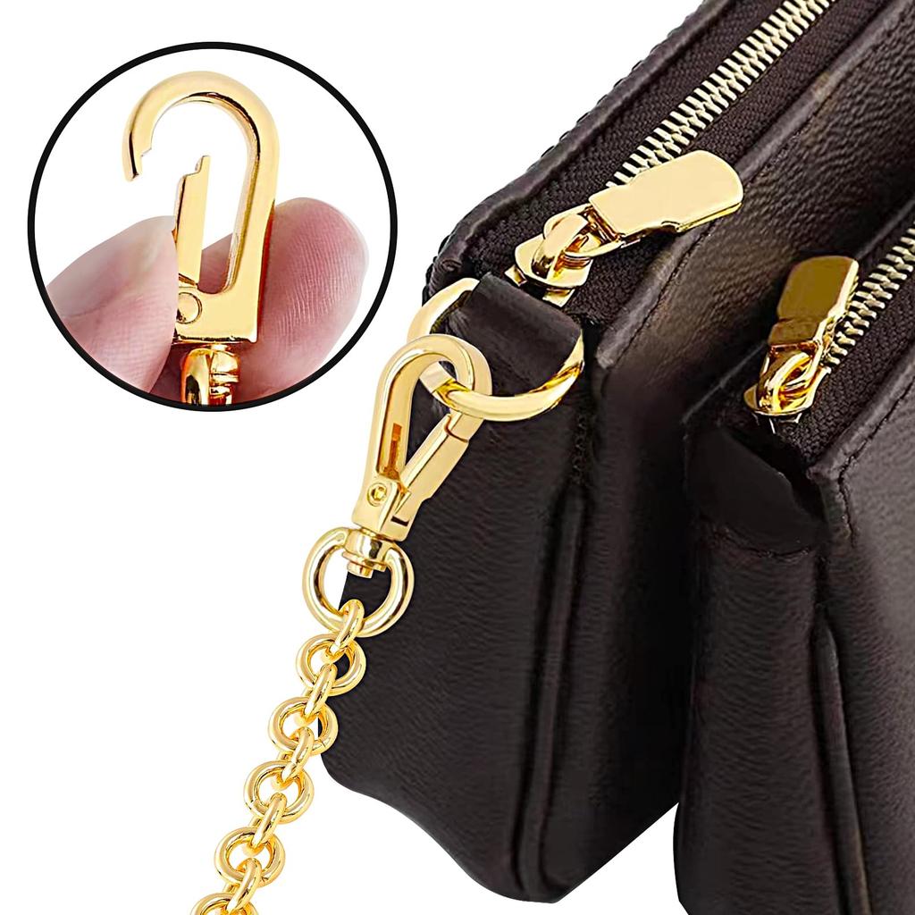 Цепочка для кошелька Jiesinlov, ремешок, для crossbody, сумочки, на плечо, с запасной металлической пряжкой (Д 120 см)