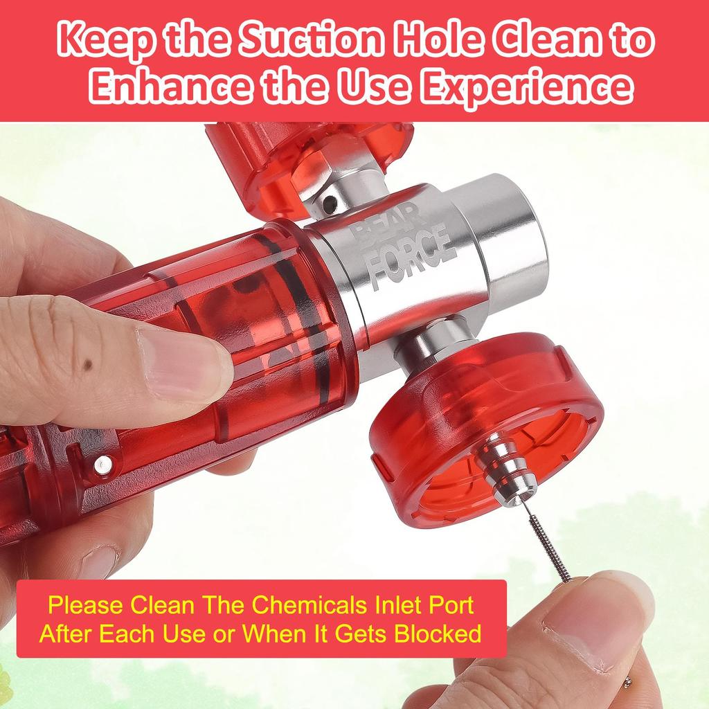 BEAR FORCE Upgraded Pressure Mini Foam Cannon Pro with 1/4" Quick Connector, 360° Adjustable Snow Foam Lance Foam Generator for Pressure Washer