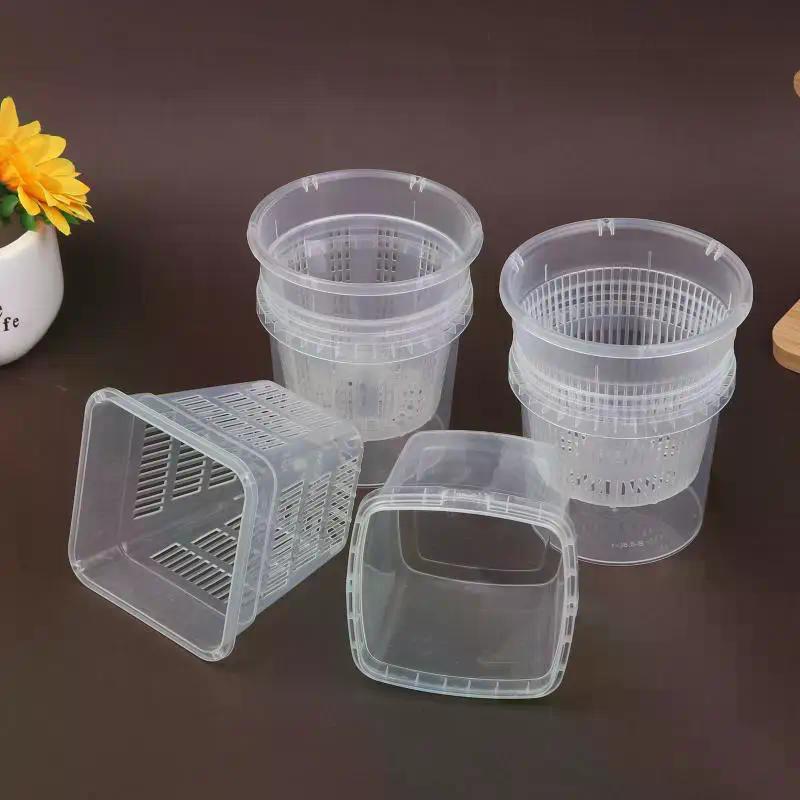 Garden Root Control Flower Pot Double Layer Design Automatic Water Absorbing Self Watering Plant Nursery Pots