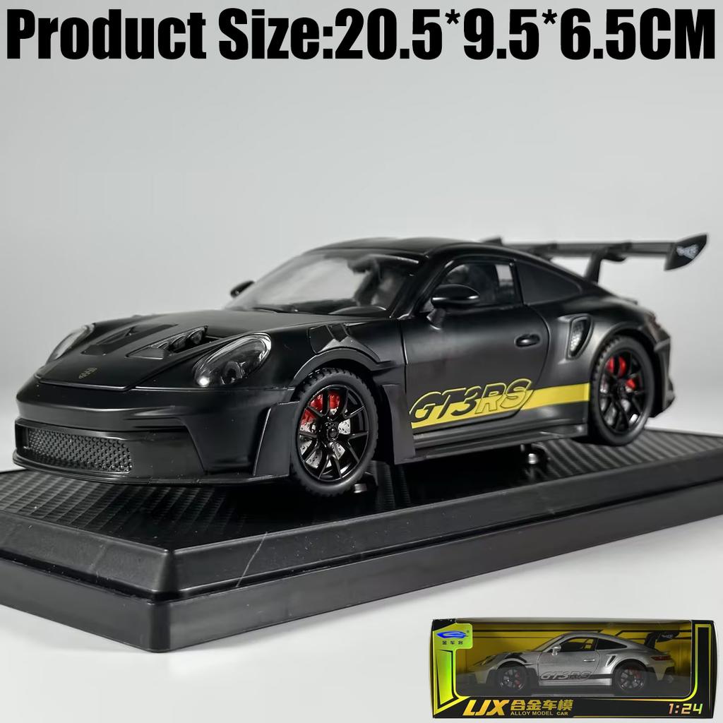 1:24 Porsche 911 GT3 RS 992 Generation GT Sports Car Alloy Metal Diecast Model Car Home Decoration & Computer Desktop Ornaments