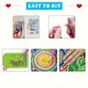Acrylic Special Shape Easter Cross Diamond Painting Tabletop Ornaments Kit Rhinestones Desktop Ornaments for Home Office Decor