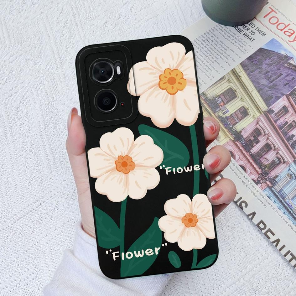 Phoone Case For OPPO A76 A73 A93 A74 A96 A78 A94 A8 A9X Cover Fashion Design Avocado Shockproof Screen Protector Matte Soft Silicone For OPPO Bumper