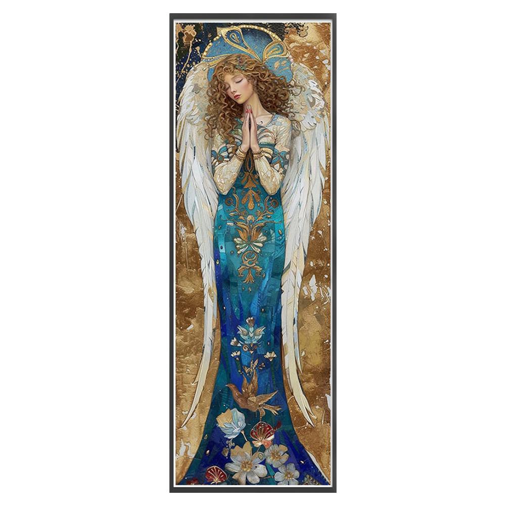 LF# Полная вышивка Эко-хлопковая нить 11CT Напечатанная Девочка Набор для вышивки крестом Искусство