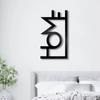 Artistic Lines Abstract Metal Wall Art Sign Farmhouse Hanging Decor Black Cutout Plaque Home Office Living Room Bedroom