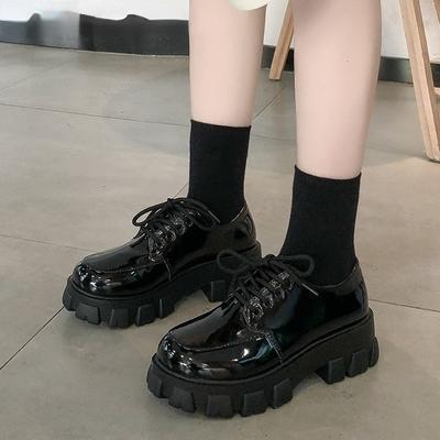 Женские кроссовки на массивном каблуке, женская обувь на танкетке со скрытым каблуком, увеличивающая рост, осенняя женская обувь на платформе с высоким берцем M1093