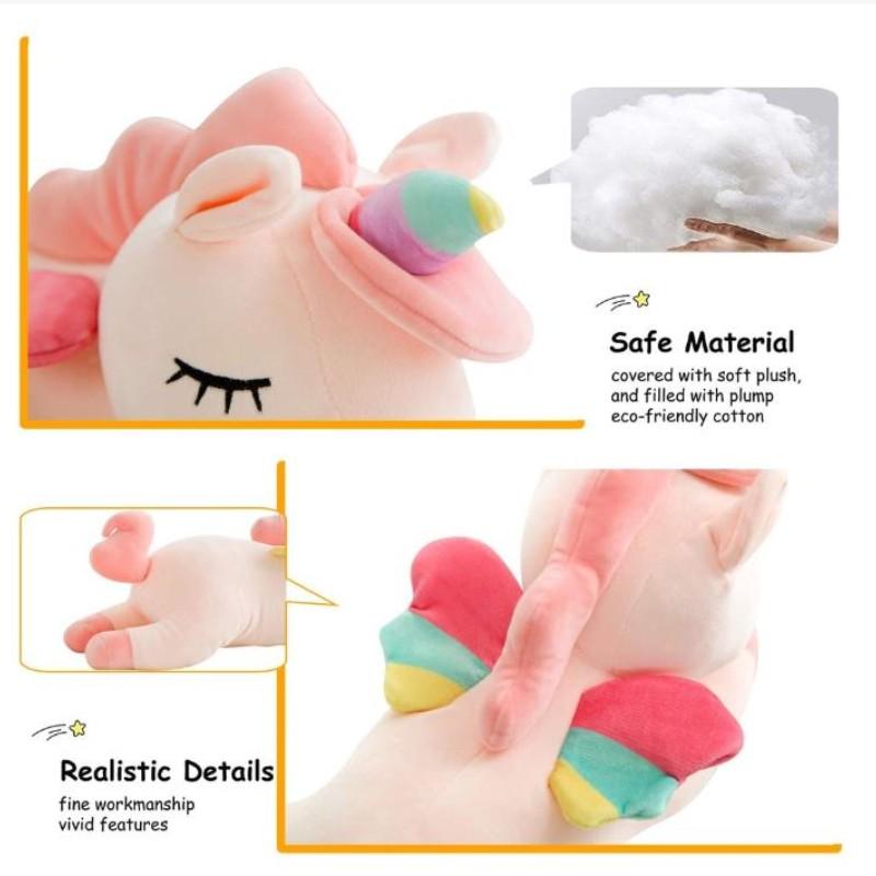 1 шт. мягкая 30/40/50 см подушка кавайная кукла детский подарок плюшевые игрушки единорог для девочек подарки