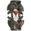 Gothic Fantasy Double Dragon Hourglass 18.796cm Red Hourglass with Sculptures