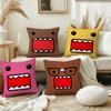 Милая Забавная Мультяшная Мем D-Domo Kun Розово-Коричневая Удобная Мягкая Наволочка Для Дивана Гостиной Домашний Декор Защитные Чехлы