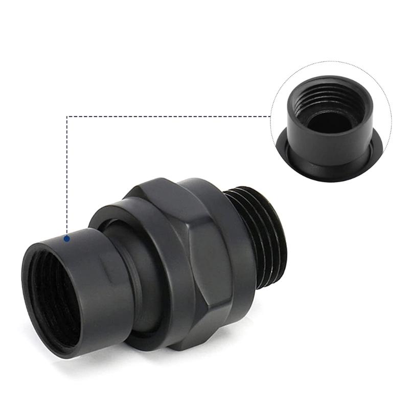 Adjustable Shower Arm Connector Brass Shower Head Swivel Ball Adapter Enhances  Durability & Rusts Resistance for Bathroom