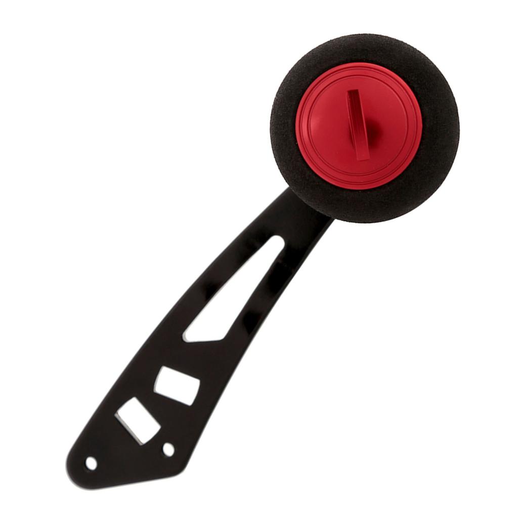 Fishing Reel Handle EVA Knob with Fittings Replacement Parts for Low   Reel (Gold)